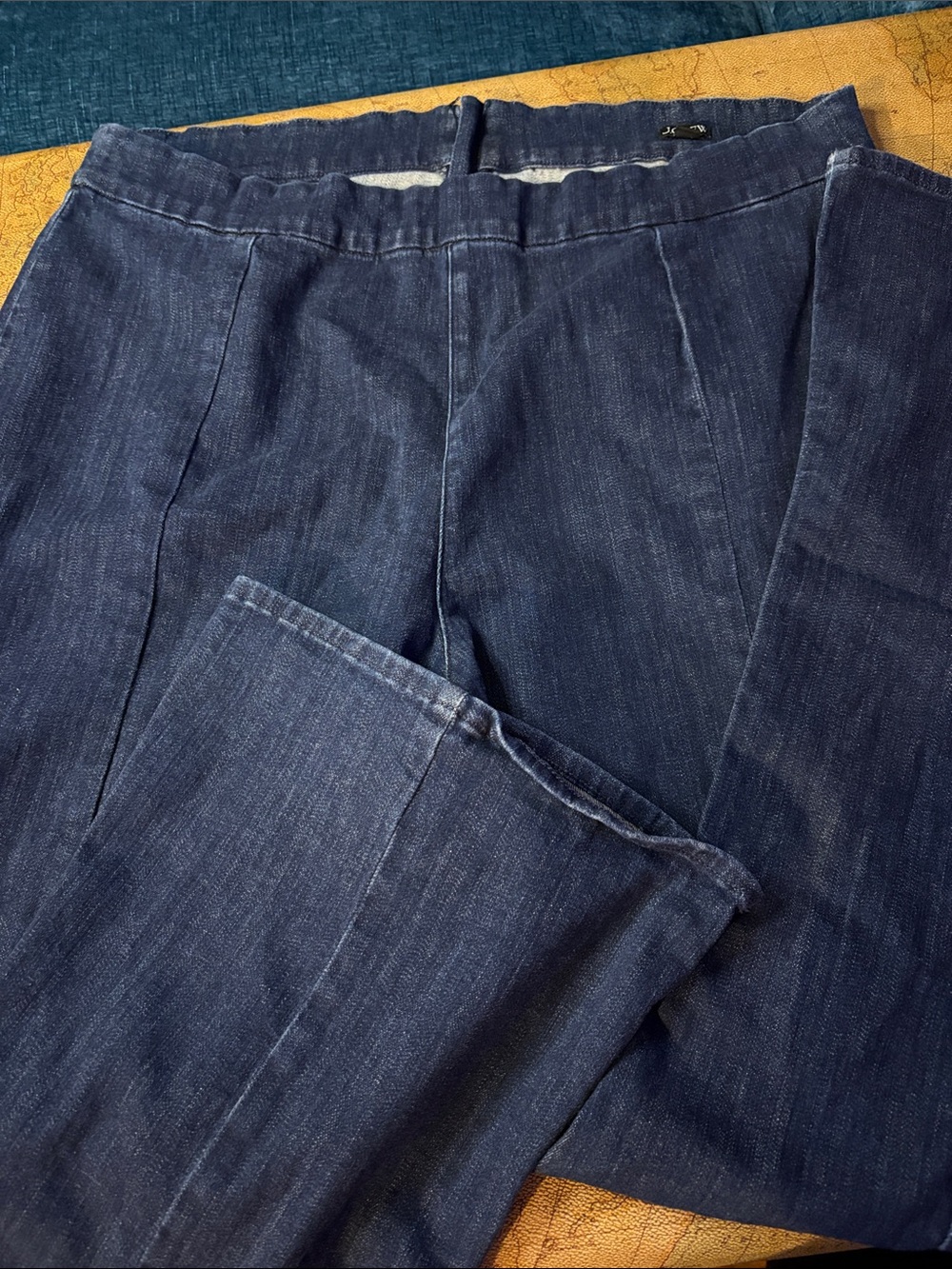 J. Crew Women's Dark Indigo Flare Jeans size 36 or 20/22